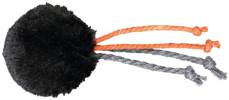 TRIXIE Tierball Polyester Set (6-tlg) mit Bändern Plüsch - fehlinger-versand