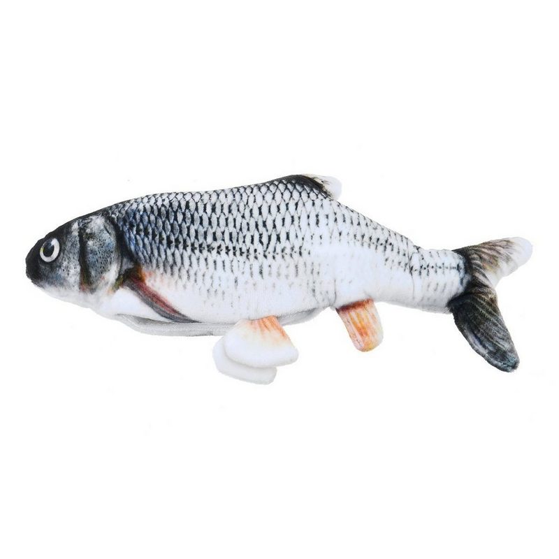 Jeteven Tier-Beschäftigungsspielzeug Katzenspielzeug Schaukelfisch USB - fehlinger-versand