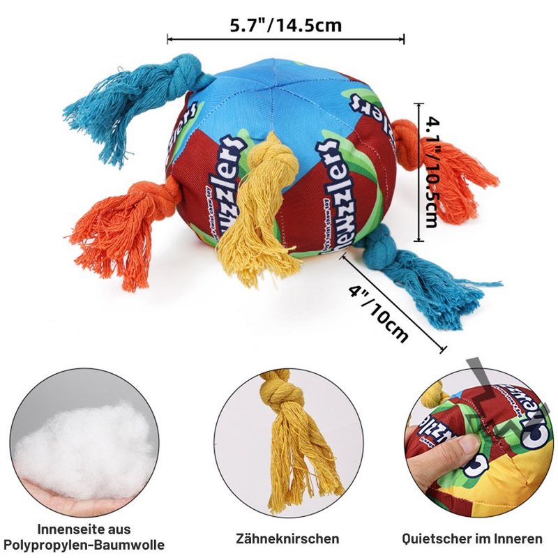 LAPA HOME Tier-Intelligenzspielzeug Tier-Beschäftigungsspielzeug Hundespielzeug Tierball Schnüffelball (1-tlg) mit Quietschen Tier-Intelligenzspielzeug - fehlinger-versand