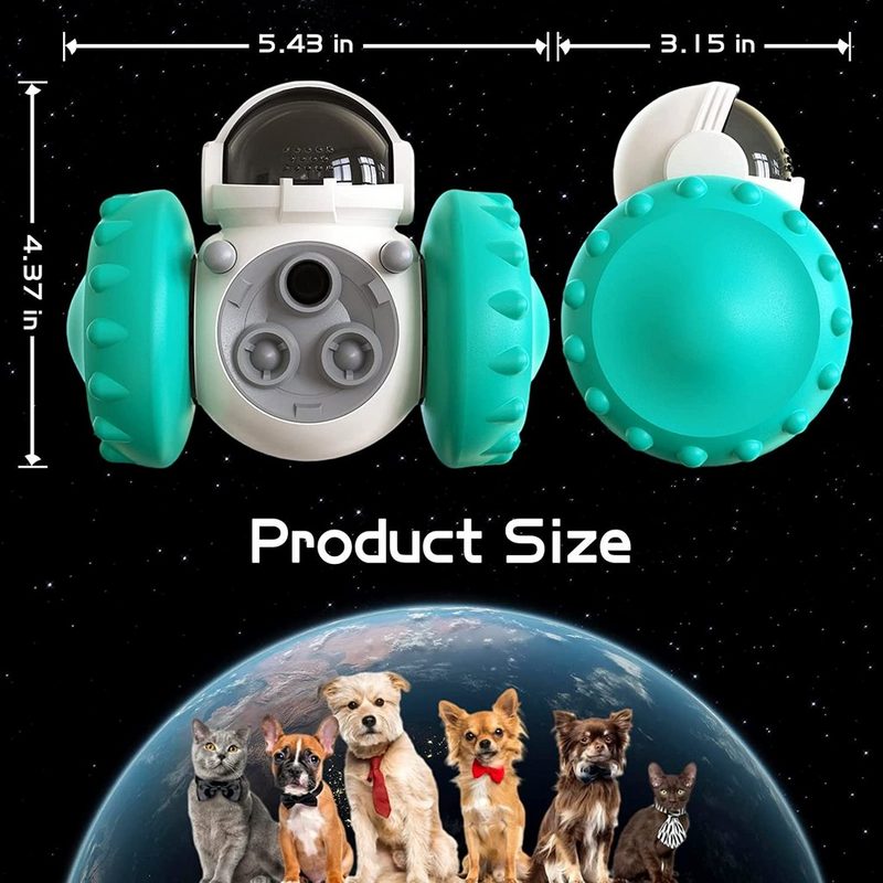XDeer Tier-Intelligenzspielzeug Haustiere Leckerlispielzeug Interaktives Hundespielzeug Automatischer Langlebiger Puzzle Spielzeug Intelligenz Slow-Feeder das IQ und die Verdauung von Haustieren zu verbessernHundespielzeug in Roboterform Packung Entw - fehlinger-versand